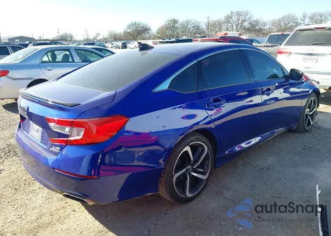 2021 Honda Accord Sport 2.0T z USA, uszkodzony, nr VIN 1HGCV2F36MA012778